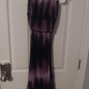 Large Haoohu Tie dye workout pants.